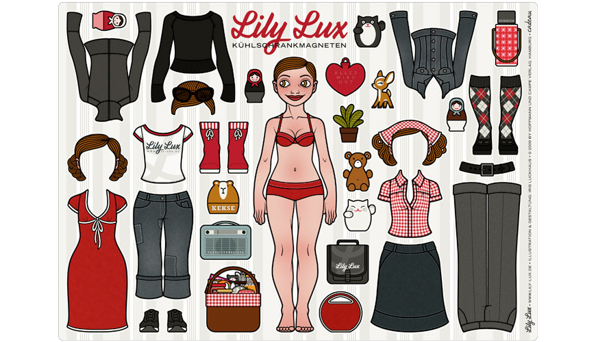 Lily Lux Kühlschrankmagneten